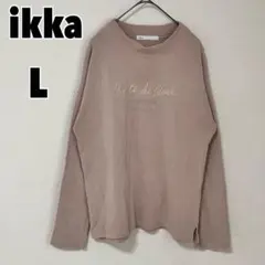 ♥ikka♥ イッカ (L) トレーナー スウェット ロゴ