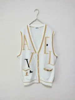 美品　AXEL MEN　デザインニットベスト　M