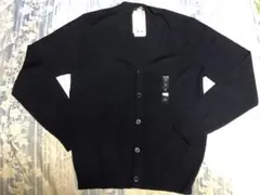 未使用　タグ付　ユニクロ　エクストラファインメリノ　Vネック　カーディガン