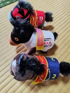サラブレッド　コレクション　ぬいぐるみ　馬セット（レース衣装）