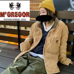 McGregor bRolly コーデュロイジャケット 50s レザー切替　古着