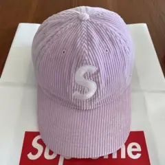 Supreme Corduroy S Logo 6-Panel Cap