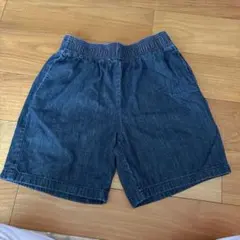 デニムショートパンツ ダークブルー