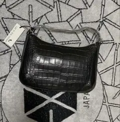 【新品タグ付】キャットインザクローゼット 牛革クロコ型押し 2wayバック