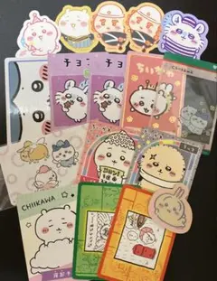 ちいかわ　ダイカットステッカー　カード　シール　セット　まとめて　まとめ売り