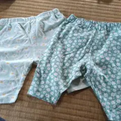 花柄・ドット柄パンツセット 80cm