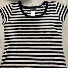 agnis b. ストライプ 半袖Tシャツ サイズ3