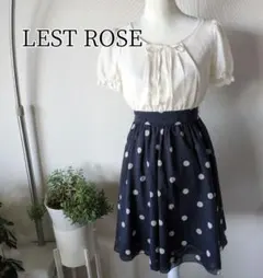 【日本製】レストローズ　コンビネーションサマーワンピース　フェミニン