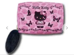 新品　大人気　ギャルキティ コスメポーチ　ギャル3 ピンクポーチ ファー付き