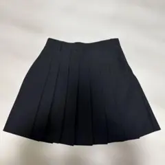 ハニーズ　プリーツミニスカート　キュロット　ブラック