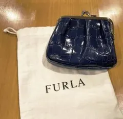 【FURLA】【レザー生地がまぐち財布】