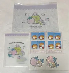 にゃんにゃんにゃんこ　にゃんこマーケット　 クリアファイル 2枚セット サンエックス にゃんにゃんにゃんこ にゃんこマーケット クリア