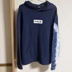 Hurley ネイビー フード付きパーカー