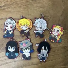 鬼滅の刃　ガチャガチャ　ラバーストラップ　セット
