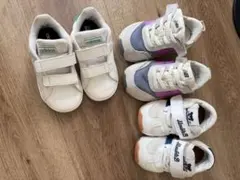 NB adidas DOUBLE.B スニーカー 13〜14cm 3足まとめ売り