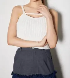 rienda ニットビスチェ 夏服 サマーニットのサムネイル