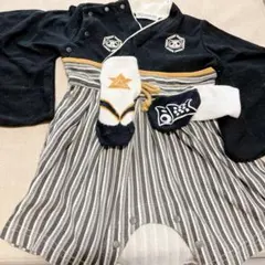 70袴ロンパース靴下セット