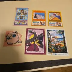 ポケットモンスター　ステッカー&プロマイド&ポケモンカフェのプリンコースター