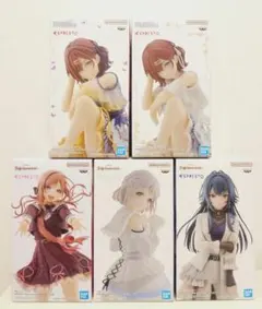 学園アイドルマスター・アイドルマスターシャイニーカラーズフィギュア5体セット売り