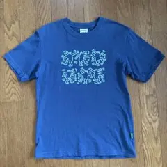 Keith Haring 半袖Tシャツ ネイビー　S