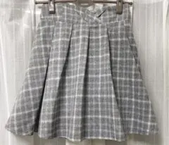 MAJESTIC LEGON プリーツスカート チェック柄 フリーサイズ