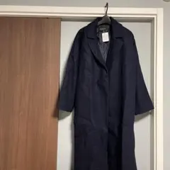【新品】JEANASIS ネイビーチェスターコート　F