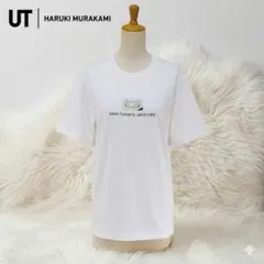 UNIQLO UT 村上春樹 コラボ Tシャツ L 白 猫 save cats