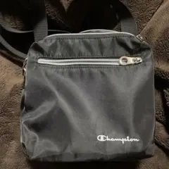 Champion ブラック ショルダーバッグ