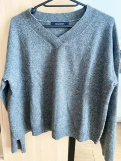 【値下げ】BRAHMIN グレー Vネック セーター