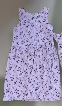 H&M 花柄ノースリーブワンピース 160
