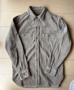UNIQLO コーデュロイシャツ Lサイズ ベージュ
