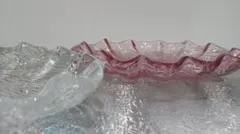 硝子皿　2枚セット レトロ