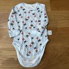 ユニクロ　ミッフィー柄 ベビー肌着 長袖ボディスーツ80サイズ