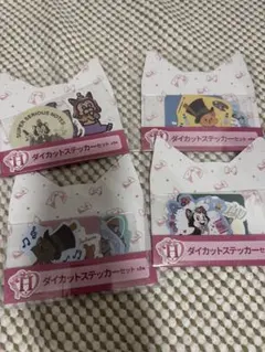 Disney ダイカットステッカーセット 4種