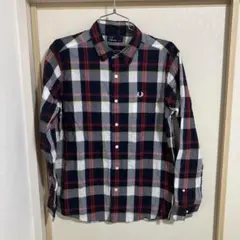FRED PERRY チェック柄 長袖シャツ JP L.NR.NC.値下げ不可