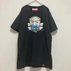 【ボブソン】BOBSON 半袖Tシャツ トップス ブラック メンズXL 綿混のサムネイル