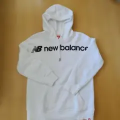New Balance パーカー ホワイト Mサイズ