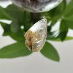 【高品質】金運アップ ルチルクォーツ ペンダントトップ 天然石 ヒカル