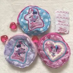 カプセルトイ ポーチ パルパルーザ ミニー ファンダーランド 3つセット