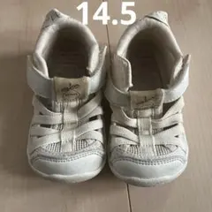 イフミー　ベビーサンダル ホワイト14.5cm