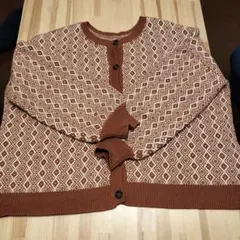 R*o様 BEAMSHEART　ジャカードカーディガン　FREE SIZE