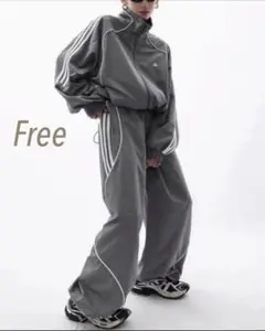 サイドライン　トラックジャケット　トラックパンツ　レディース