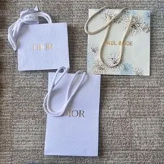 Dior & Paul & Joe ショップ袋 3点セット