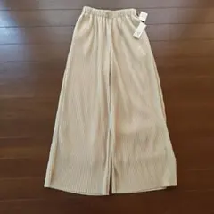 FREE'S MART ベージュ プリーツ ワイドパンツ FR
