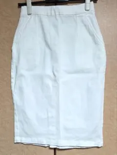 ✨BLACK bymoussy✨ホワイトデニムスカート