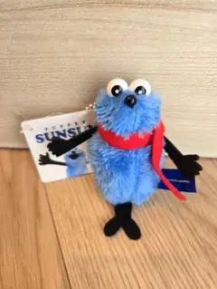 パペットスンスン　ぬいぐるみマスコット winter ver. 赤　マフラー