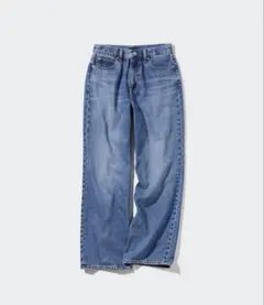 【美品】UNIQLO ユニクロ ワイドストレートジーンズ 26