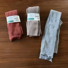 新品2点他　西松屋　スパッツ10分丈　120cm 3点まとめて