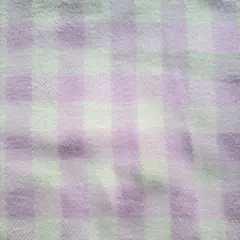 チェックアンドストライプ　リバーシブルツイル　パープル　1m
