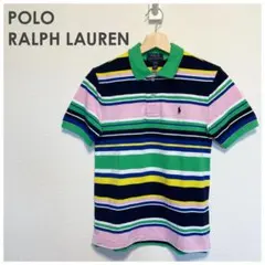 Polo Ralph Lauren ポロシャツ マルチカラー ボーダー M
